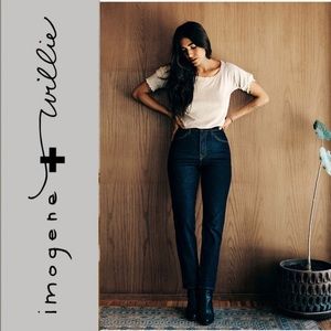 Imogene & Willy Imogene Slim Mid Rise Indigo 29 NWOT